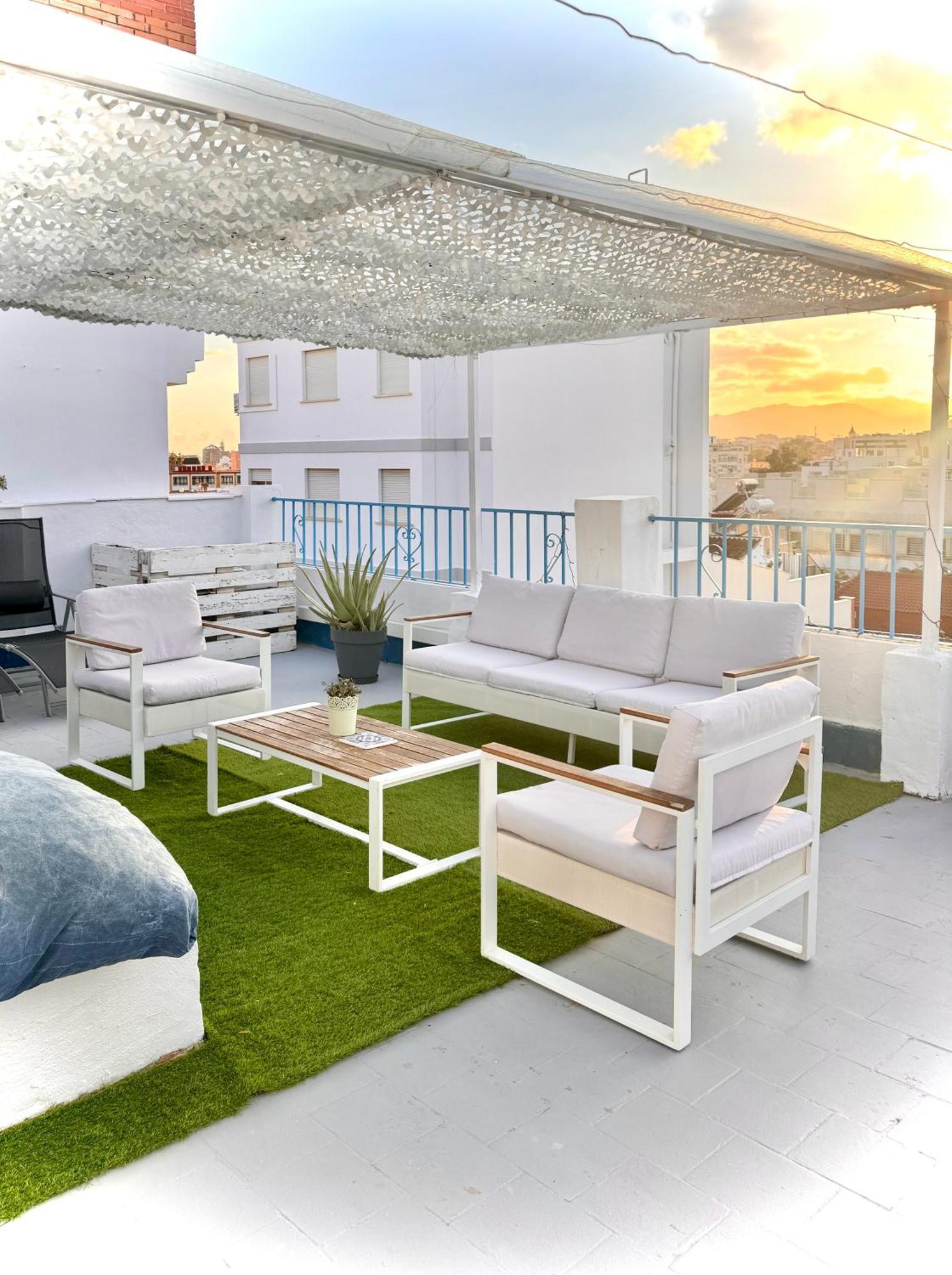 Penthouse Duplex With Private Terrace And Cine Room 24H Entrance Málaga Kültér fotó